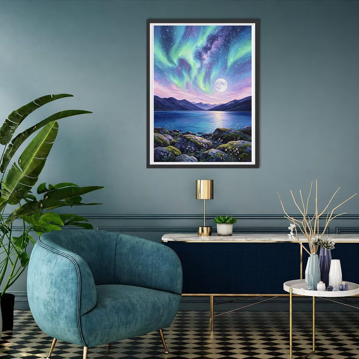 5D Diamond Painting Erwachsene Landschaft Eckige Steine 60x80-1223