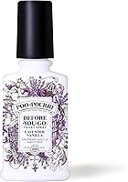 Poo-Pourri Before-You-Go Toilet Spray Lavender Vanilla 4oz - Traps Odors Before They Start, 200 Uses Plant-Based Essential Oils