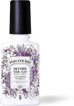 Poo-Pourri Before-You-Go Toilet Spray, Lavender Vanilla, 4 Fl Oz