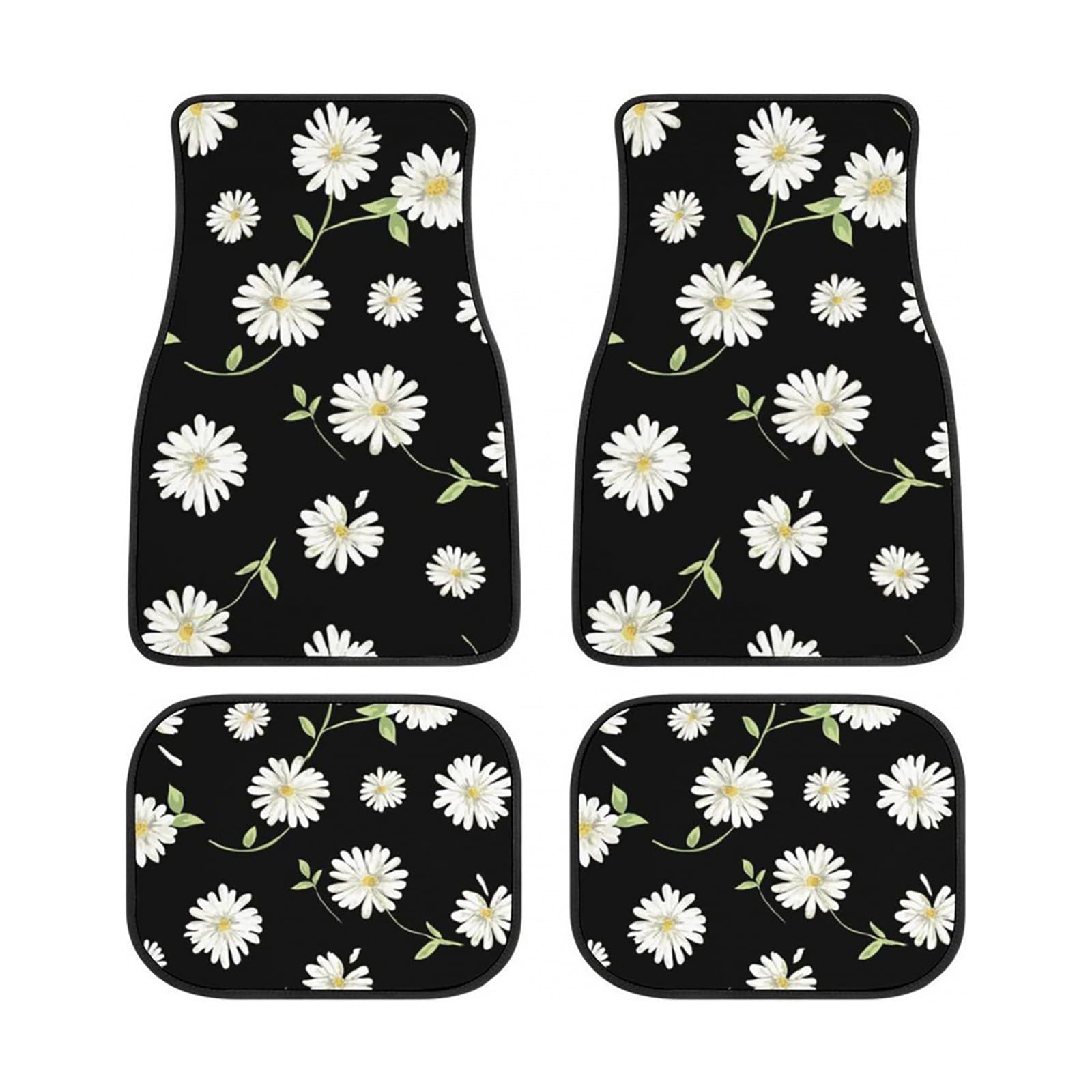 Wpjoloaax A 4 Pcs Car Mats Set, For Daci Spring 2021-2025 Tailored Carpet Car Mats Ll Weather, Nti Slip Granulated Backing Compatible Ccessory Front Rear Set,