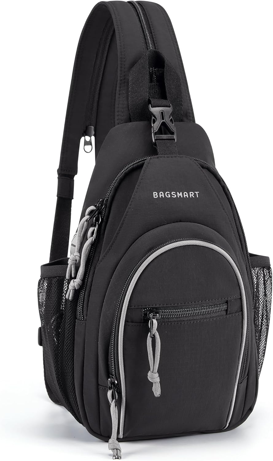 BAGSMART Small Crossbody Sling Bag for Men Women, Small Sling Backpack Shoulder Bag, Anti-Theft Chest Daypack