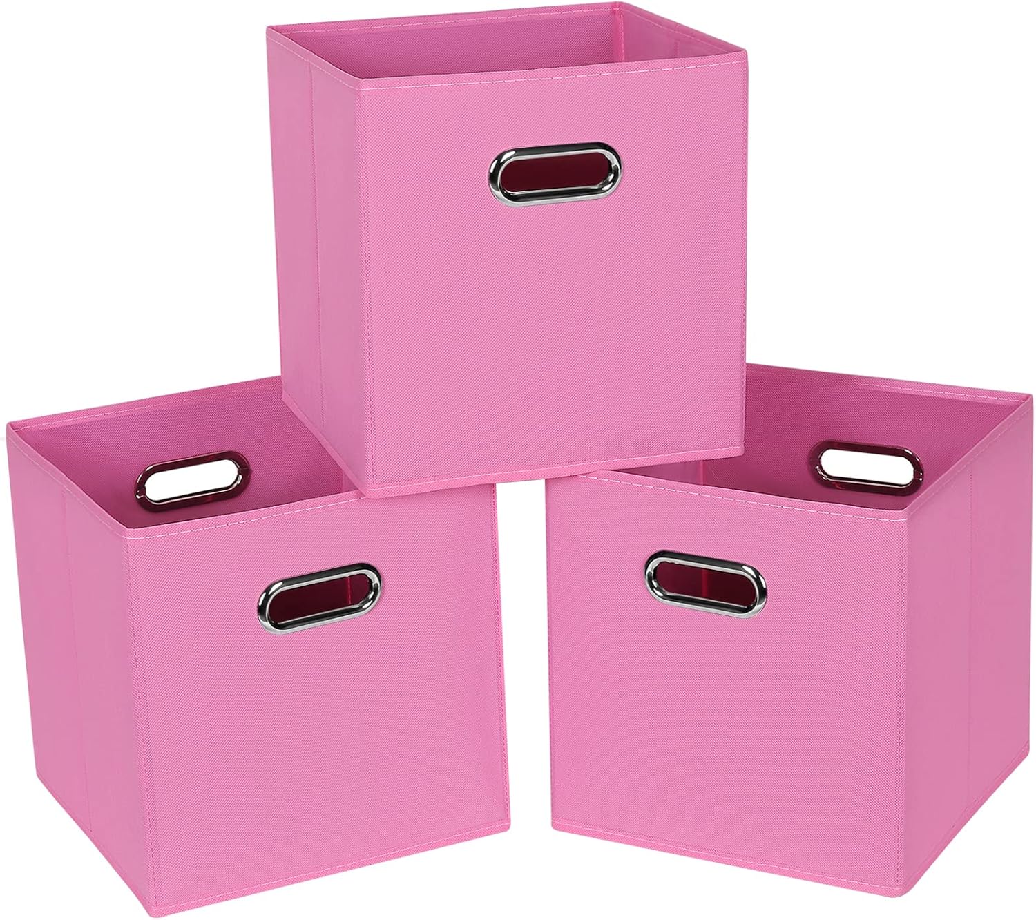 SEVENDOME Fabric Cloth Storage Bins,Fabric Cube Bins