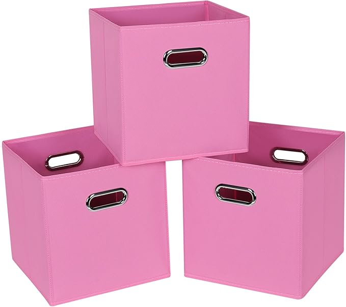 SEVENDOME Fabric Cloth Storage Bins,Fabric Cube Bins