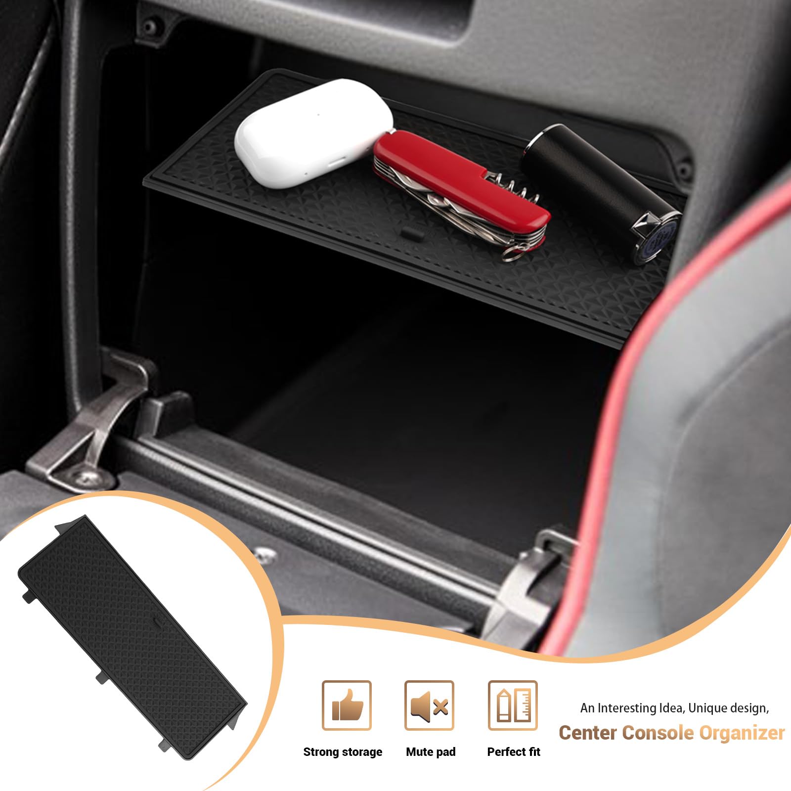Scatola Portaoggetti Bracciolo Centrale Box Bracciolo Portaoggetti Console Centrale Contenitore per Riporre Il Riordino per Mazda CX-5 CX5 2017-2020