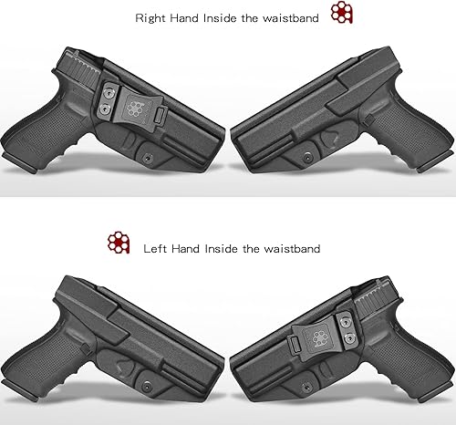 Miniatura 2 de Amberide Funda Glock 20 IWB, funda de transporte oculta Kydex para Glock 20/21/22 Gen3-5, lista para estándar y óptica, retención Posi-Click