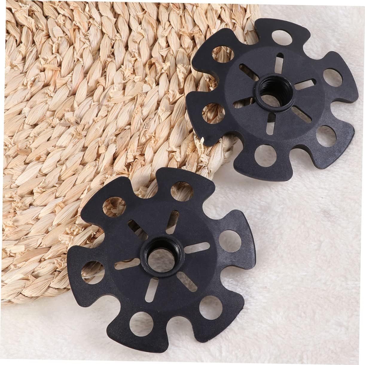 12pcs Trekking Pole Protectors for Hiking Mud Lightweight Accessories for Climbing Sticks Walking Poles Outdoor Supplies for