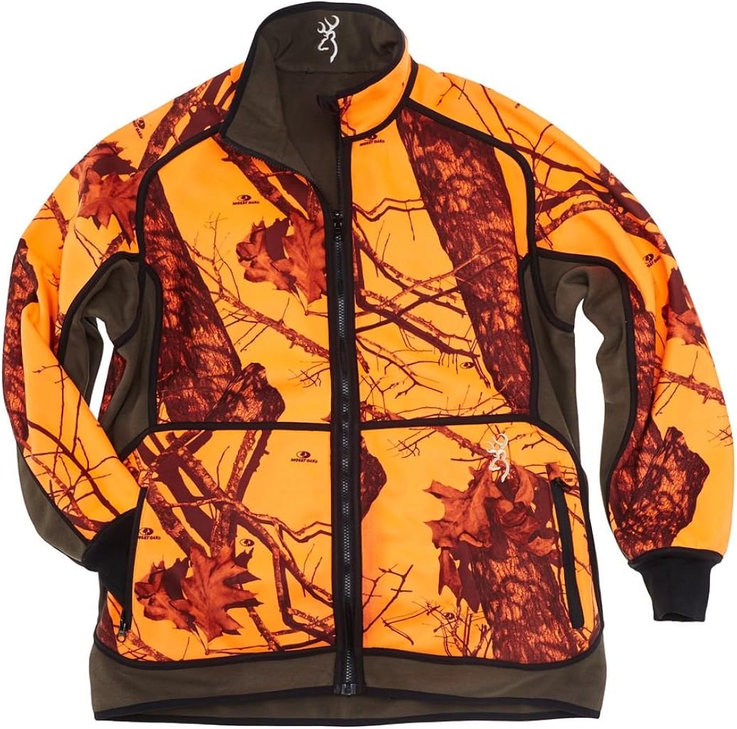 Browning Powerfleece Reversible Blaze Hunting Jacket Orange/Green, COL