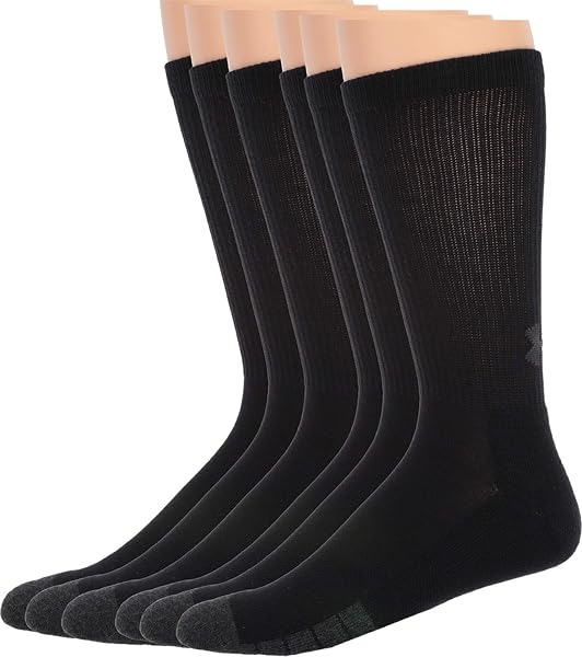 Under Armour Adult Performance Tech Crew Socks (3 and 6 Pack)