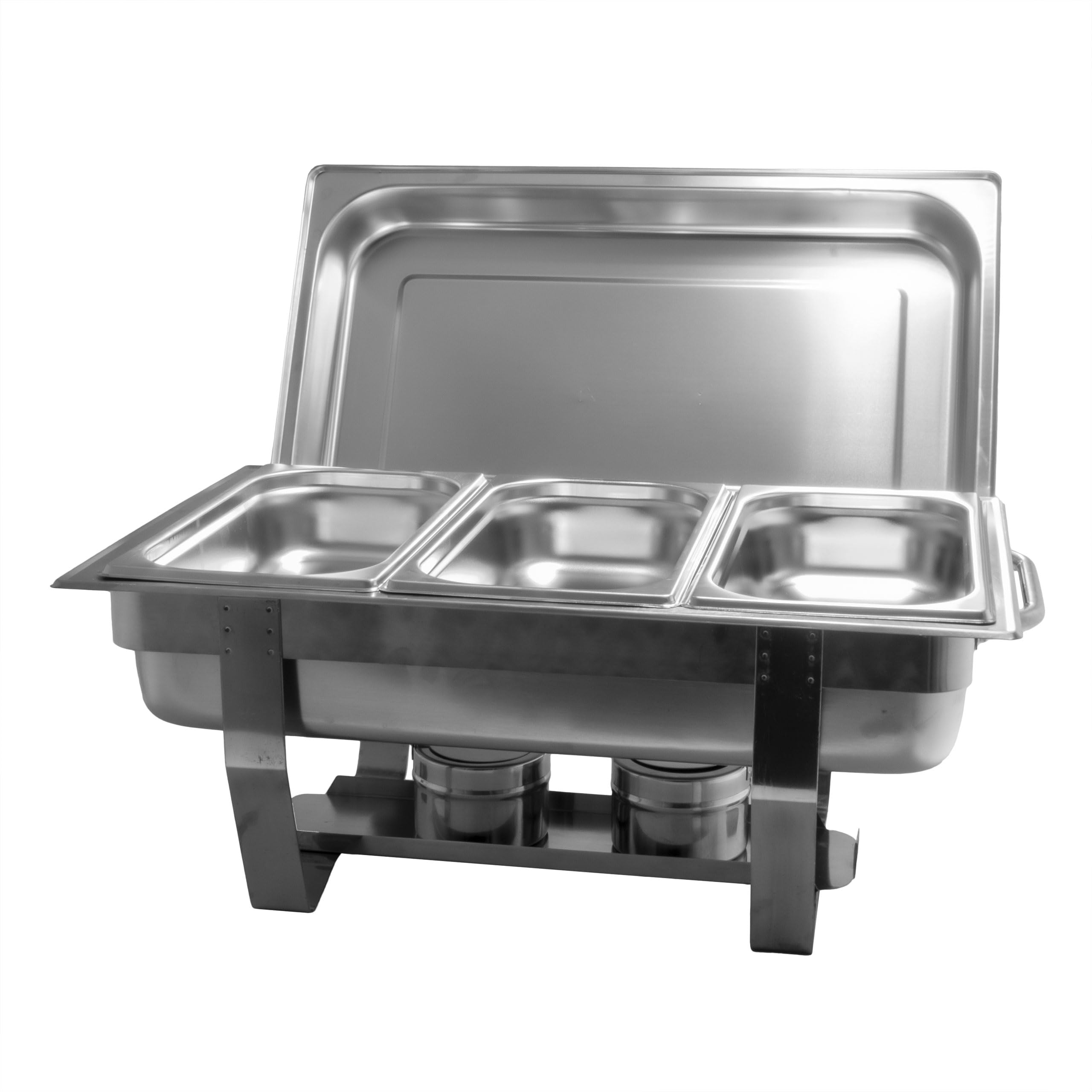 Chafing Dish Speisenwärmer Warmhaltebehälter GN-Behälter Edelstahl 11 tlg. SET