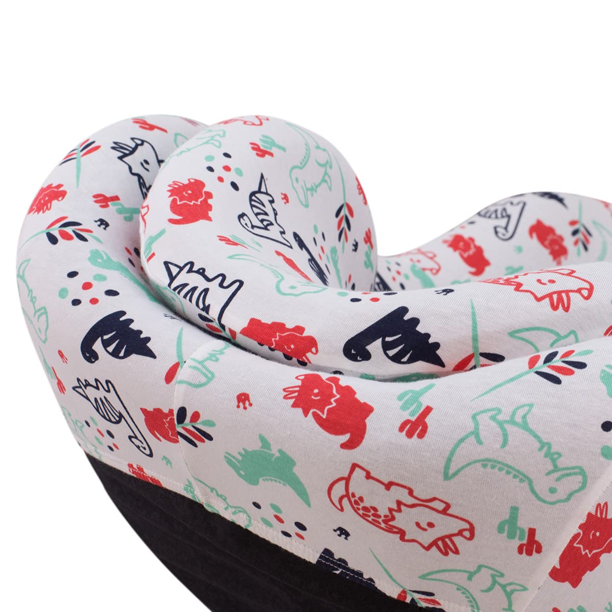 JYOKO Kids Funda de algodón para Silla de Coche Compatible con Maxi Cosi (Dino Party, Maxi Cosi Pearl 360, Mica 360 Pro y Mica Pro Eco I-Size)