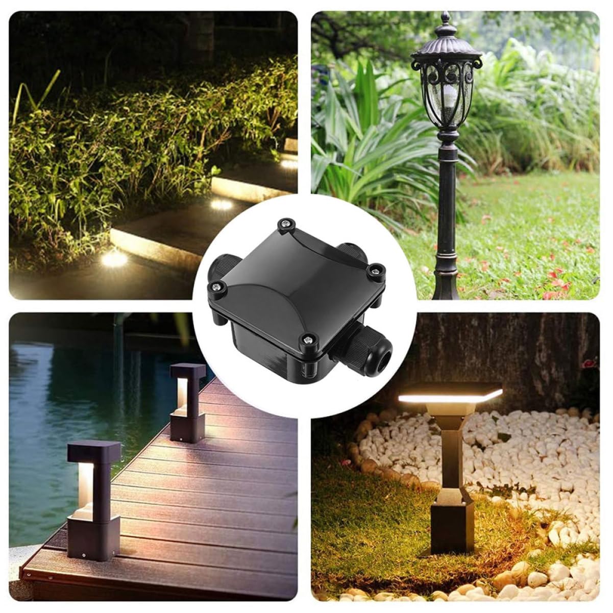 MAGICLULU 5 Sätze Wasserdichte Abzweigdose Kabelverbindung Für Außenbereiche Wetterfest Geeignet Für Mm² Kabeldurchmesser Für Beleuchtungsprojekte 2 Stück * 5