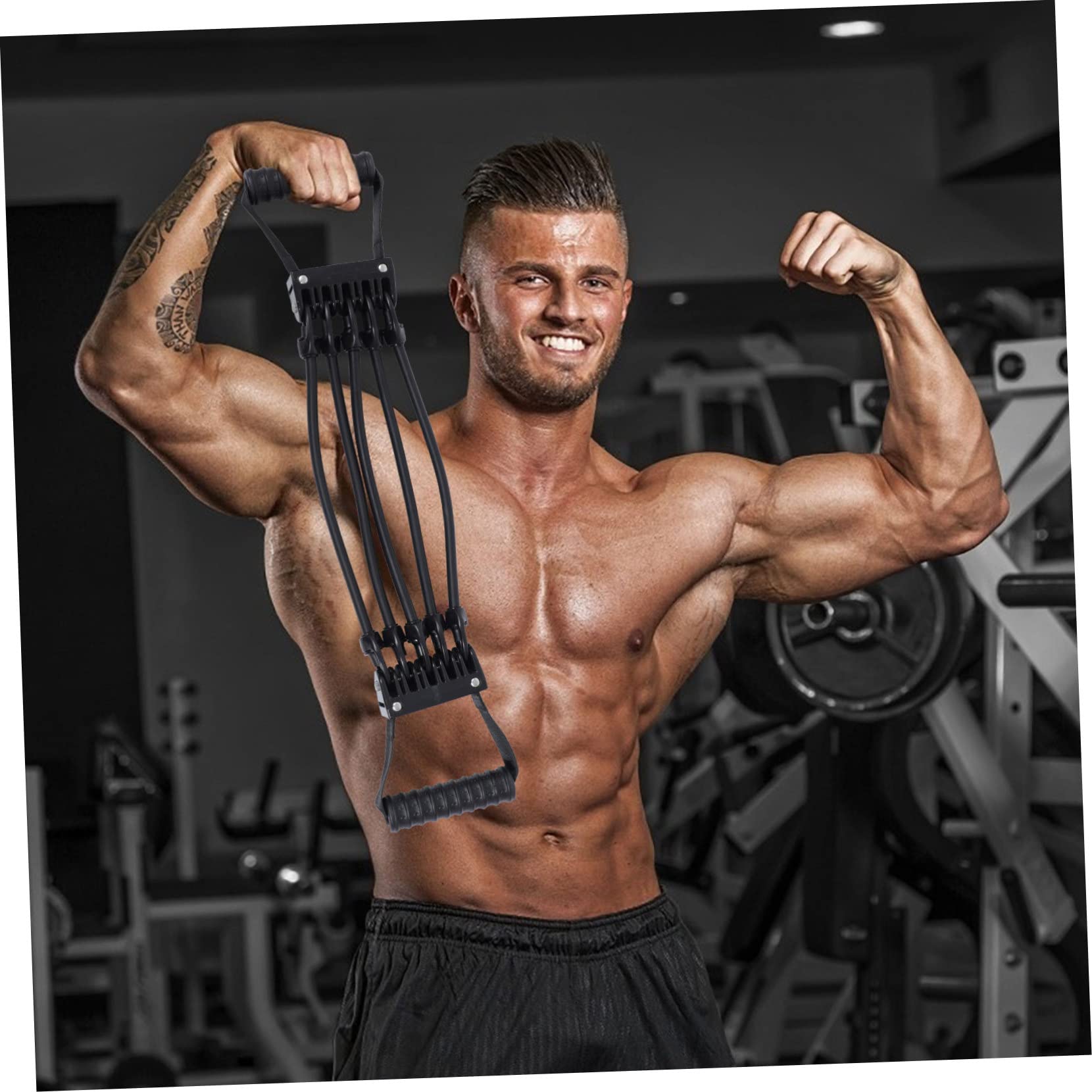 Brustexpander Fitness Widerstandsband 1 Stück aus Latex für Profis
