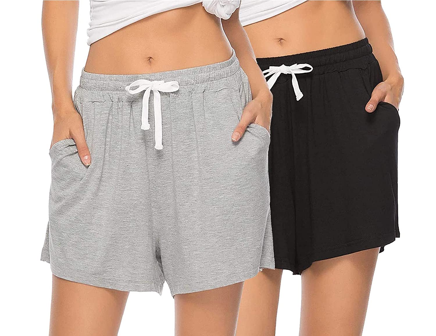 Johny KingdomWomen's Regular Shorts (Pack of 2)