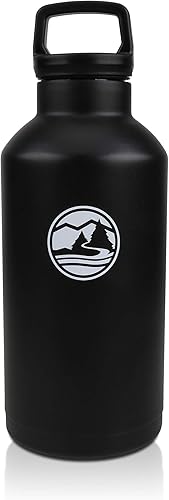 Miniatura 1 de Tahoe Trails Botella de agua, 64 oz, negro
