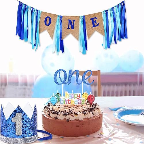 Miniatura 8 de Corona de tiara de princesa para bebé, sombrero con purpurina para el primer cumpleaños, suministros de fiesta con lentejuelas brillantes, número 2,