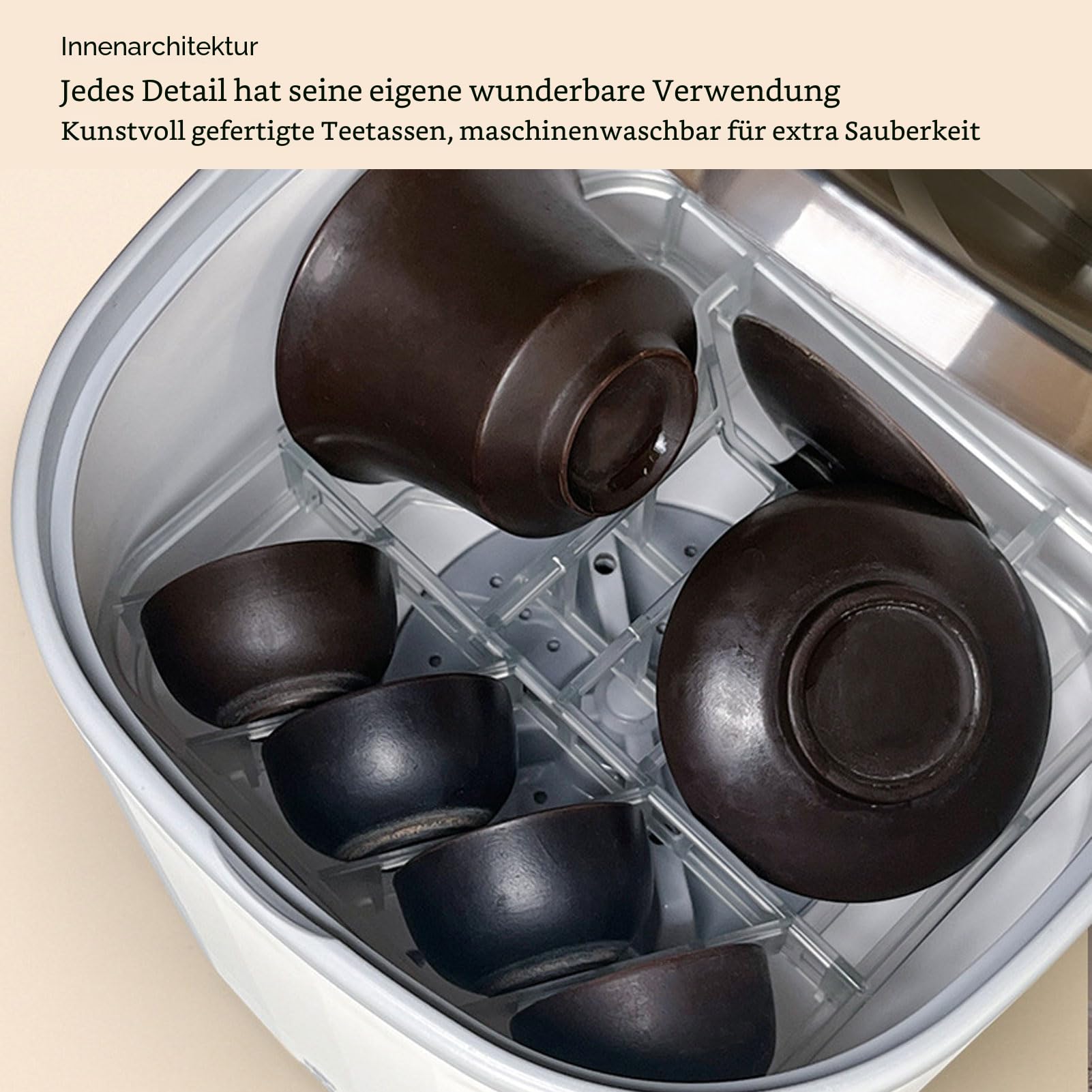 Ejoyous Mini Geschirrspüler für RVs Reise, Arbeitsplattendishwasher USB Wiederaufladbar Geschirrspülmaschine Reinigungswerkzeuge mit Eimer für Zuhause Küche Wohnung Spülmaschine
