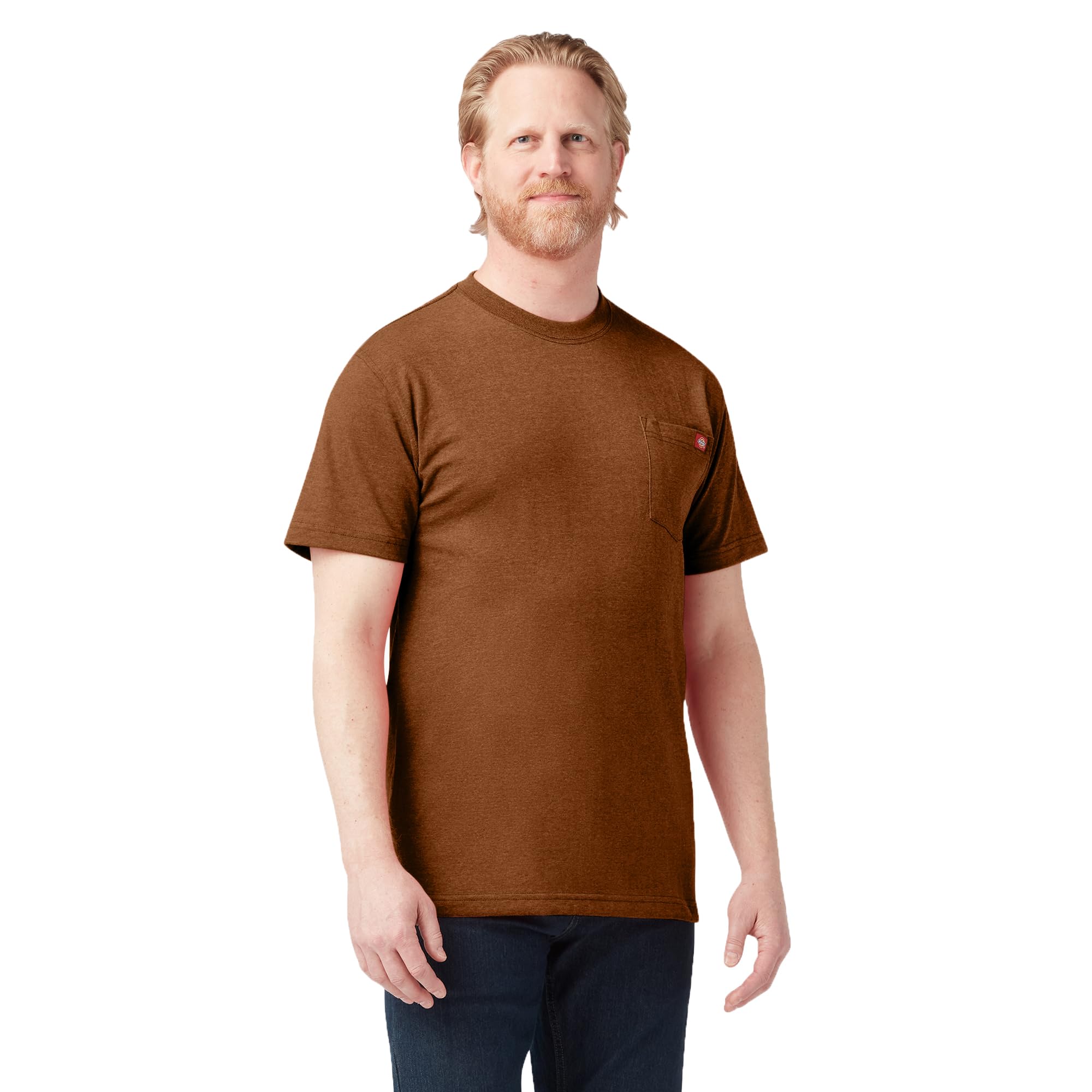 Dickies Mens Short Sleeve Heavyweight Heathered T-Shirt-Discontinued