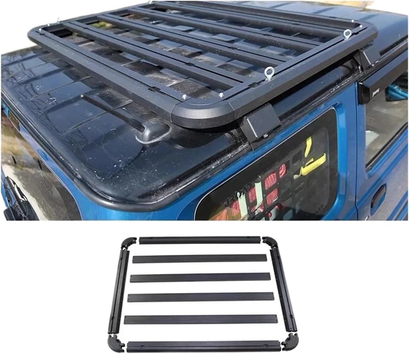 Luggage Rack Basket Top Cargo Carrier Compatible for Suzuki Jimny JB74 2019-2024