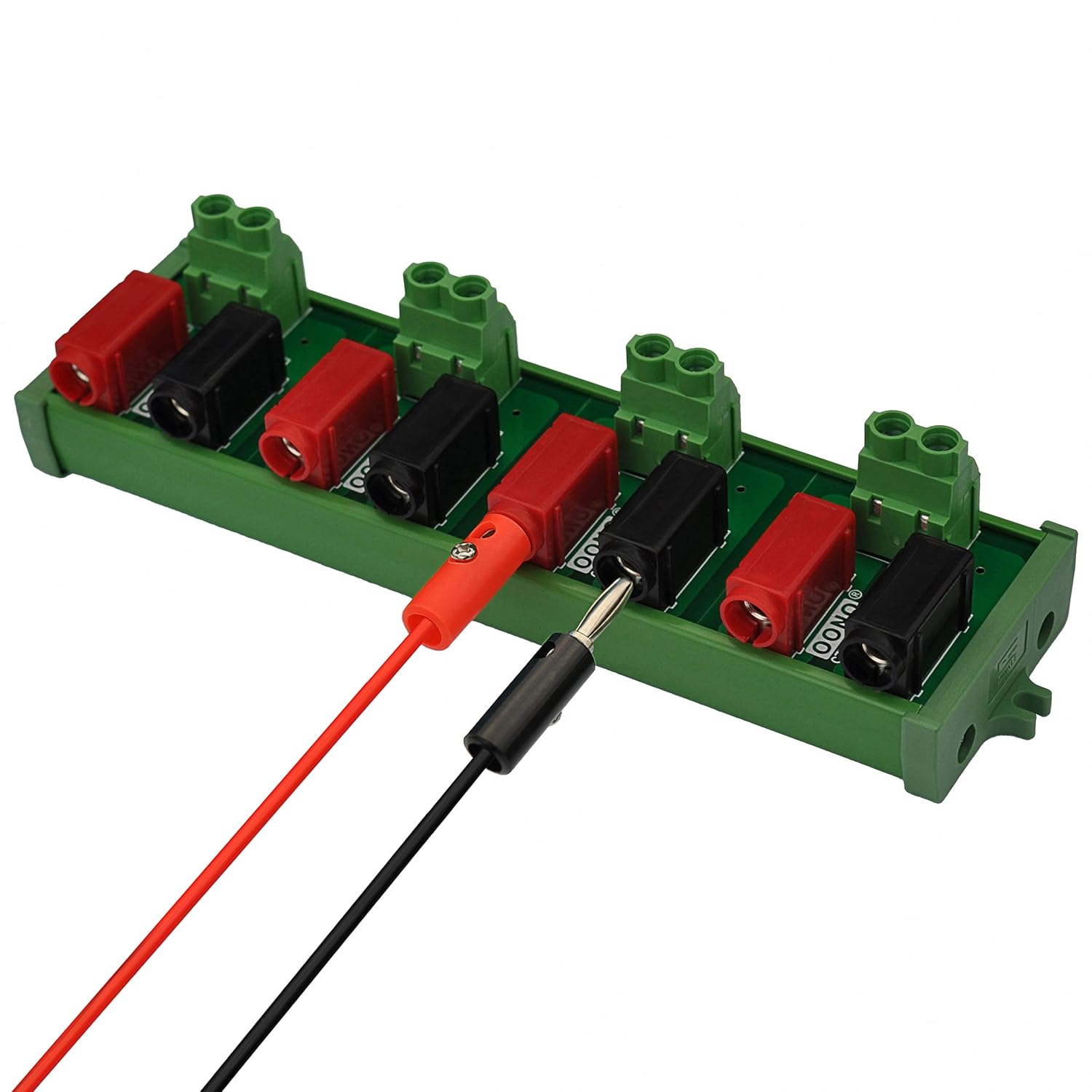 Banana Jack Breakout Board Module (4x2 Positions, Screw Mount)