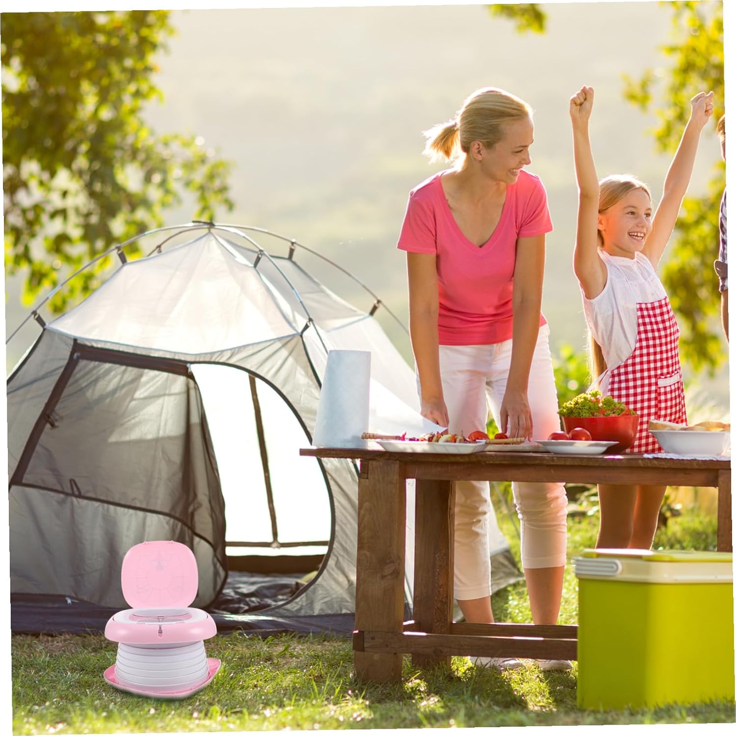 Portable Foldable Potty Training Toilet for Leakproof Travel Potty Chair for Car Camping Outdoor Indoor Use Lightweight and Multifunctional Portable Toilet Seat