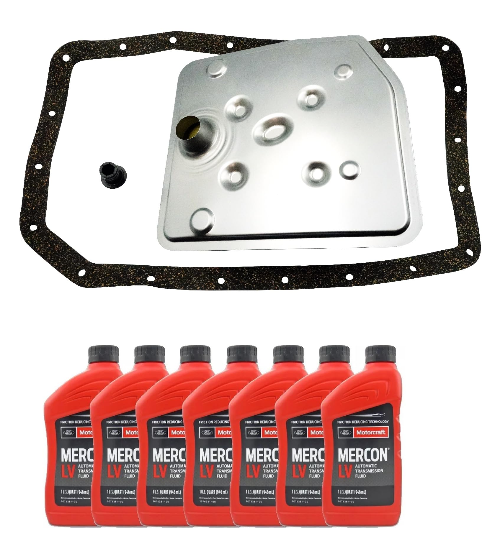 CIREWORX F110KX 6R80 Transit Transmission Service Kit with Premium Cork Rubber Gasket, and Fluids Compatible with 2015-2020 F150 | Replaces FL3Z-7A098