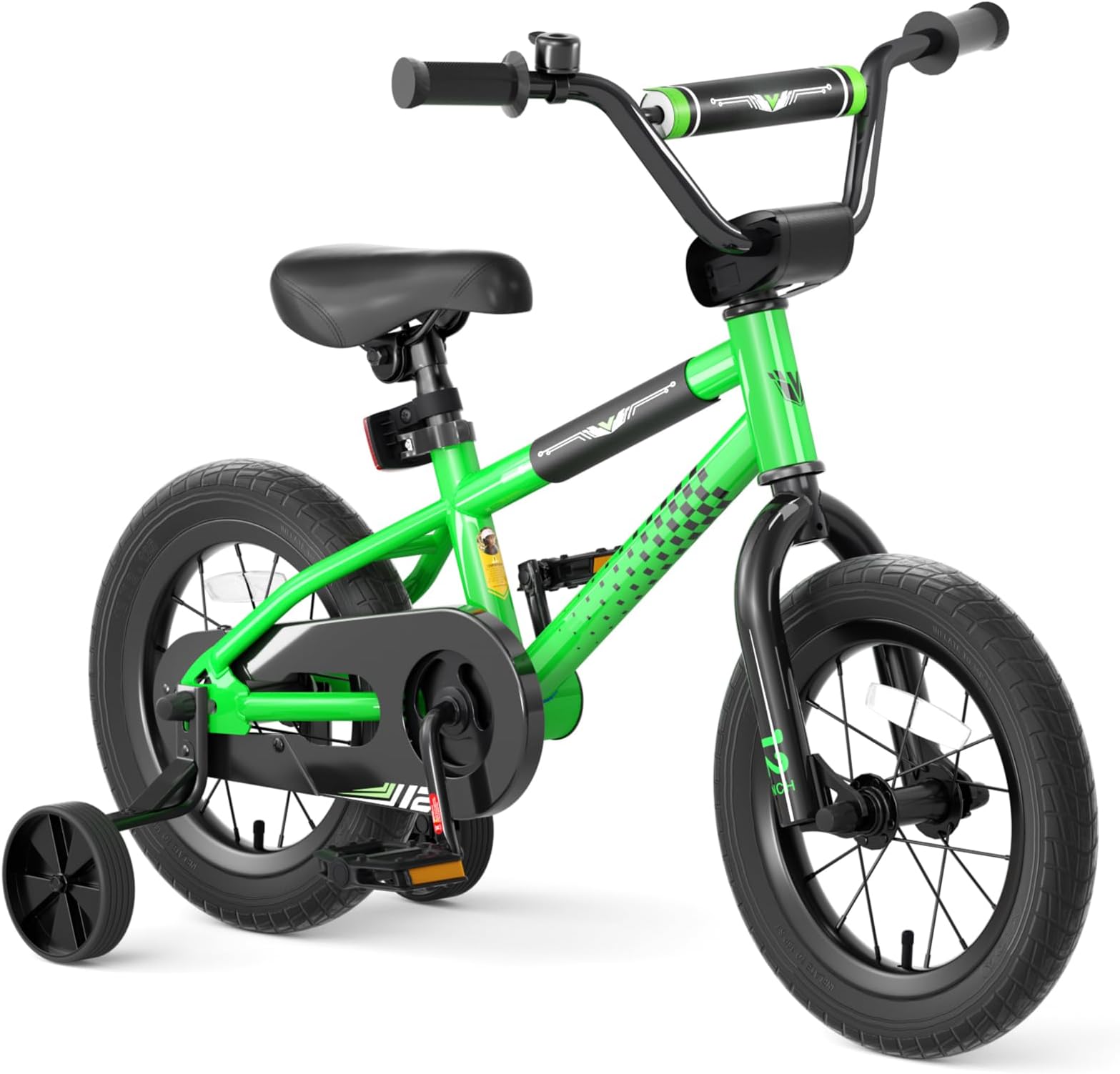 67i BMX Toddler Bike with Training Wheels 12/14/16 Inch Kids Bicycle Boys Girls Age 3-8 Durable Steel Frame Adjustable Seat Coaster Brake Bicicleta para Niños