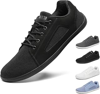 Unisex Knit Barfußschuhe - Weich Minimalistische Barfuß Sneaker mit Breiter Zehenbox & Zero Drop für Alltag und Reisen Gr.36-46