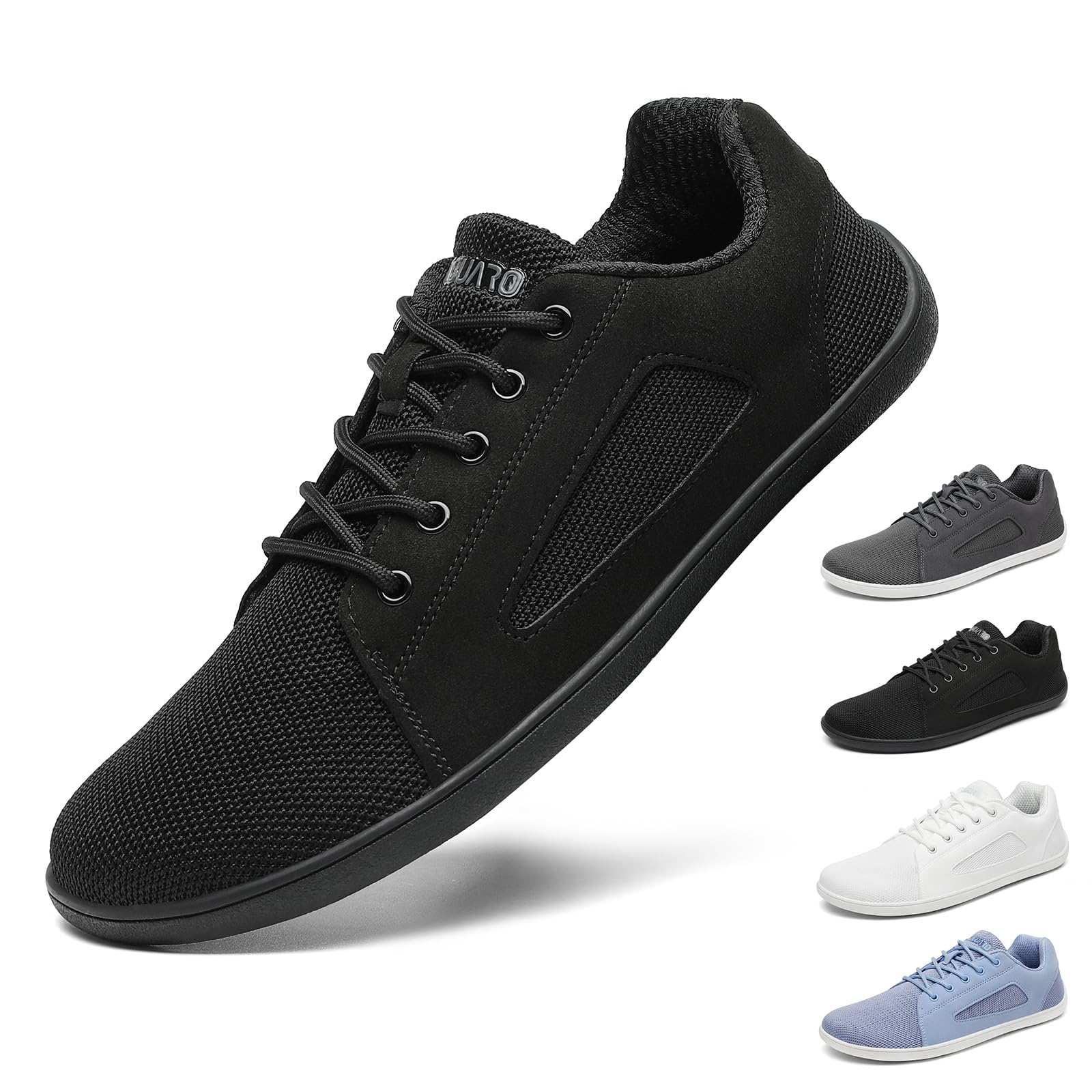 SAGUARO Unisex Knit Barfußschuhe - Weich Minimalistische Barfuß Sneaker mit Breiter Zehenbox & Zero Drop für Alltag und Reisen Gr.36-46