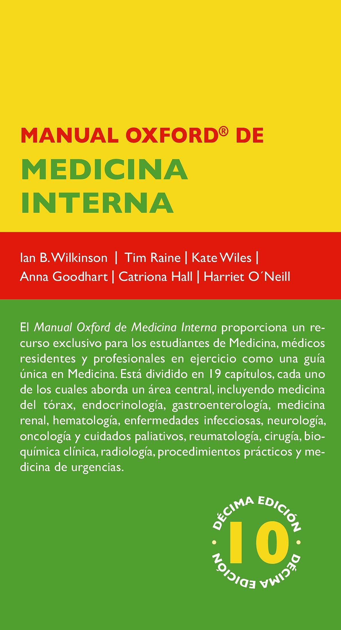 Manual Oxford de Medicina Interna: Décima Edición