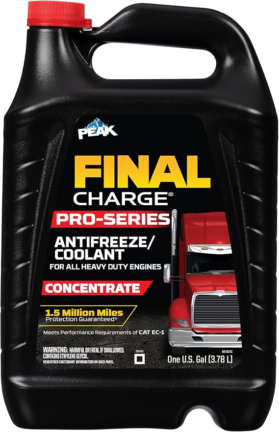 PEAK Final Charge PRO-Series Concentrate Antifreeze and Coolant لجميع أنظمة تبريد المحركات الثقيلة