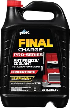 PEAK Final Charge PRO-Series Concentrate Antifreeze and Coolant for All Heavy Duty Engine Cooling Systems