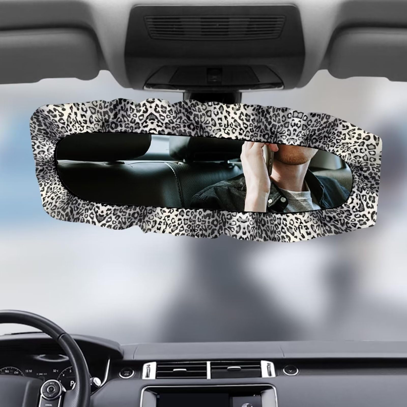 Copertura per specchietto retrovisore per fiat 500 2007-2024, copertura per specchietto retrovisore auto, colore nero