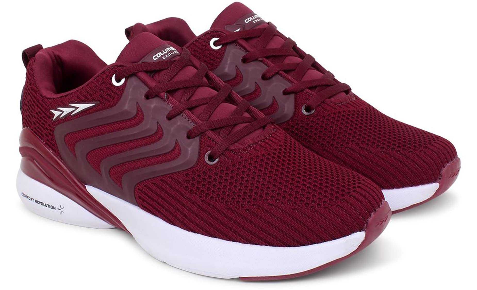 Columbus Mens Passion Sports Running Shoe- Maroon/White UK/India-6 (B09ZSD5VYM) Amazon Price History, Amazon Price Tracker