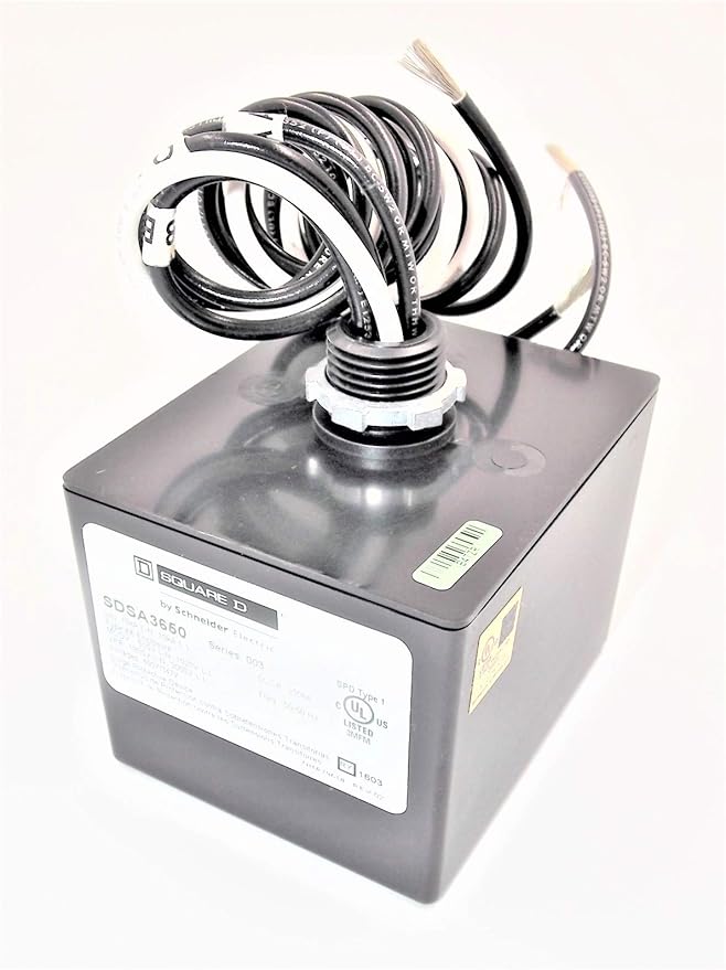 SCHNEIDER ELECTRIC Load Center 3Ph Secondary Surge Arrestor SDSA3650 ...