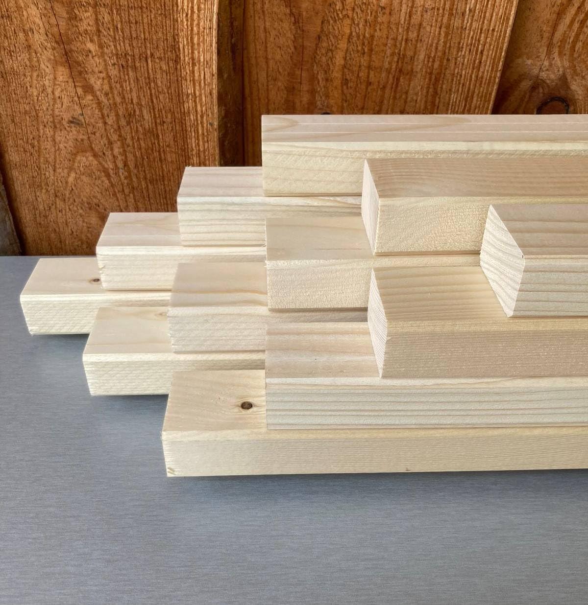 KVH Nsi 3 x 5 cm Fichte gehobelt Dachlatten Bauholz Konterlatte Holz 120 cm Länge (3 x 5 cm - 120 cm Länge - 10 Stück)