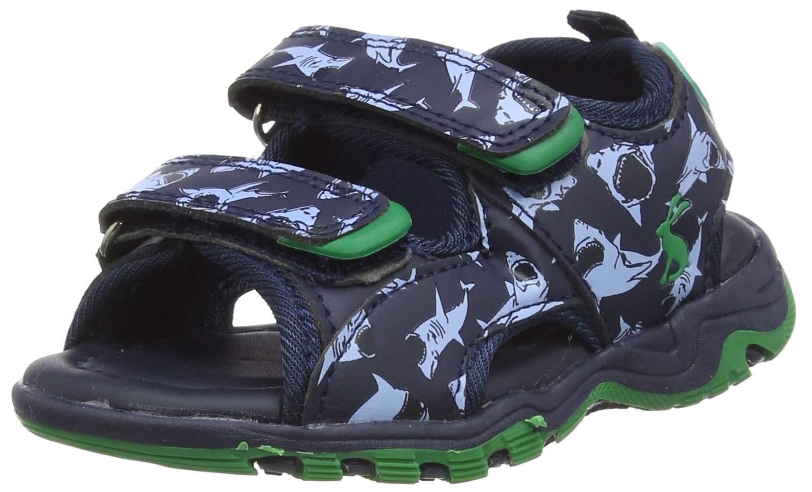 boys Strapped Sandals,Navy Bullhead Sharks,9 M US