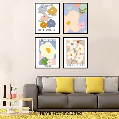 Miniatura 4 de Arte de pared para niños decoración de pared floral dormitorio habitación de los niños habitación del bebé habitación de las niñas cuarto de niños