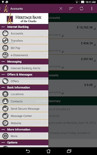 HBO Mobile Banking – vue 4