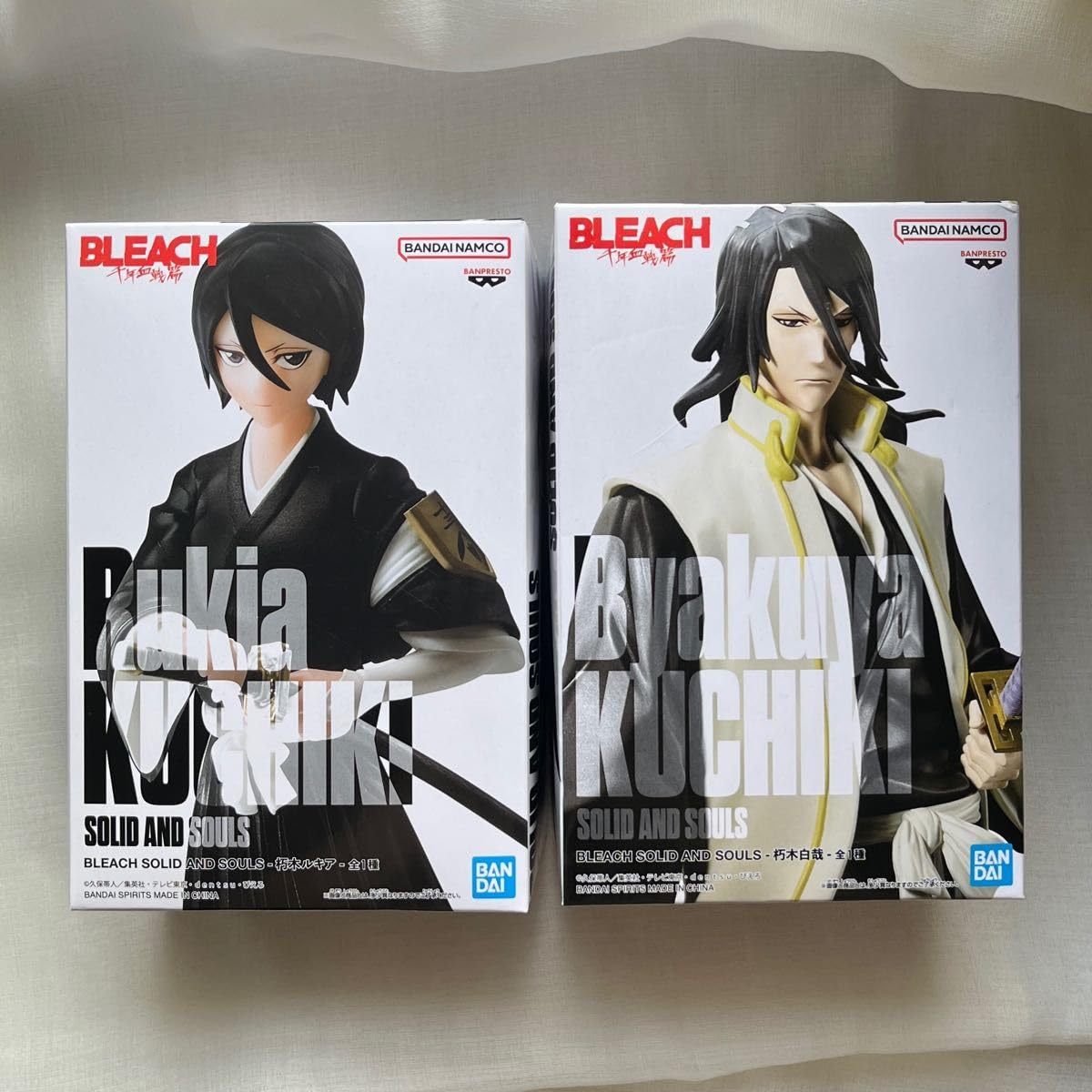 Amazon | BLEACH 朽木白哉 朽木ルキア フィギュア 2個セット