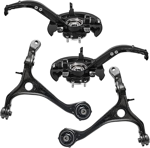 Miniatura 1145 de Detroit Axle - Kit de brazos de control delanteros de 4 piezas para Chevrolet Aveo Aveo5 Pontiac G3 Wave Wave5 Suzuki Swift+, 2 brazos de control