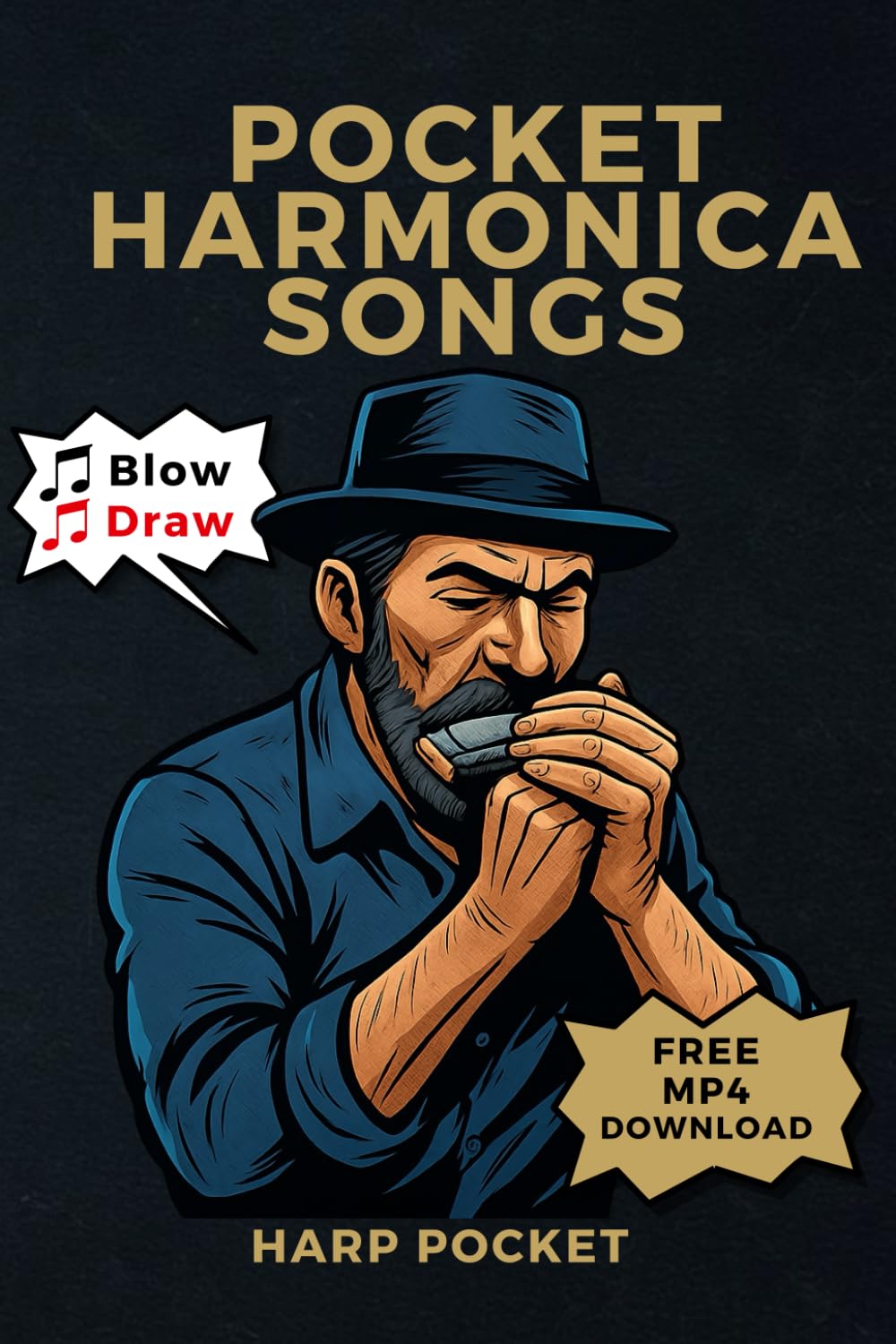 Pocket Harmonica Songs | harmonica book for beginners adults | and harmonica book for kids: Melodies and songs for diatonic harmonica C to take with ... Top, Seydel and other diatonic harmonicas