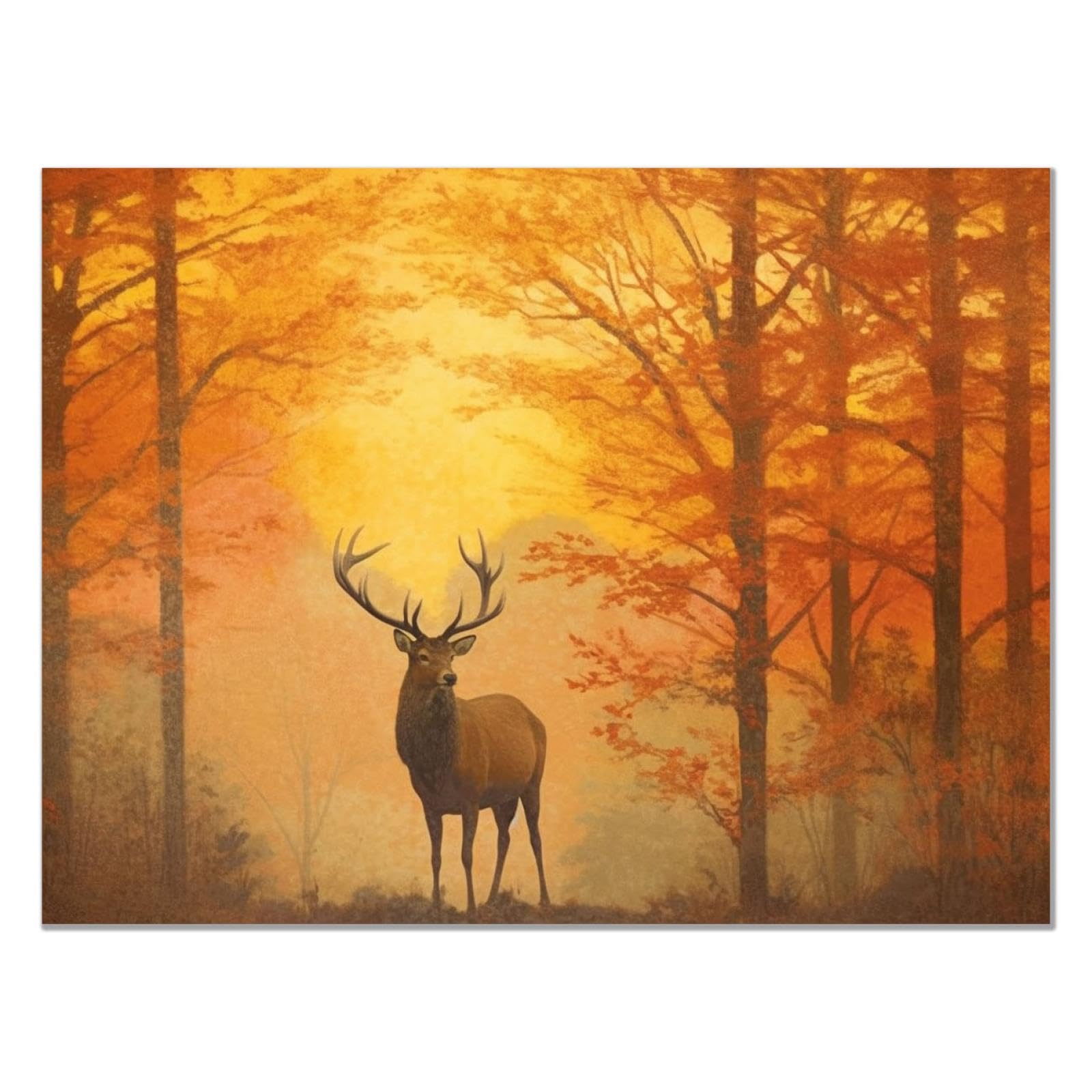 軽量装飾壁画 自然木キャンバスの写真黄色の鹿アートワーク壁の装飾3枚のパネル額入りキャンバス地プリントのリビングルームのベッドルーム  Amazon.co.jp: 動物の鹿 キャンバスアートパネル家の装飾アートワークポスターフ,抽象的な鹿 白黒 の絵 ポスター 風水 玄関 開運 ..., image size:1600x1600