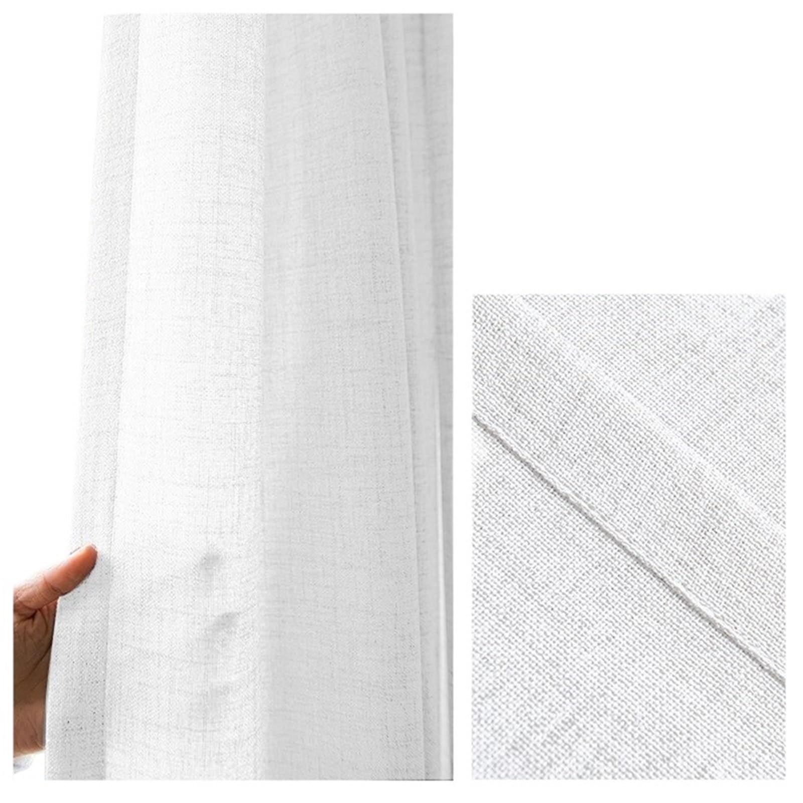 Rideau lin extra long 400 cm haut de gamme pour sublimer le salon