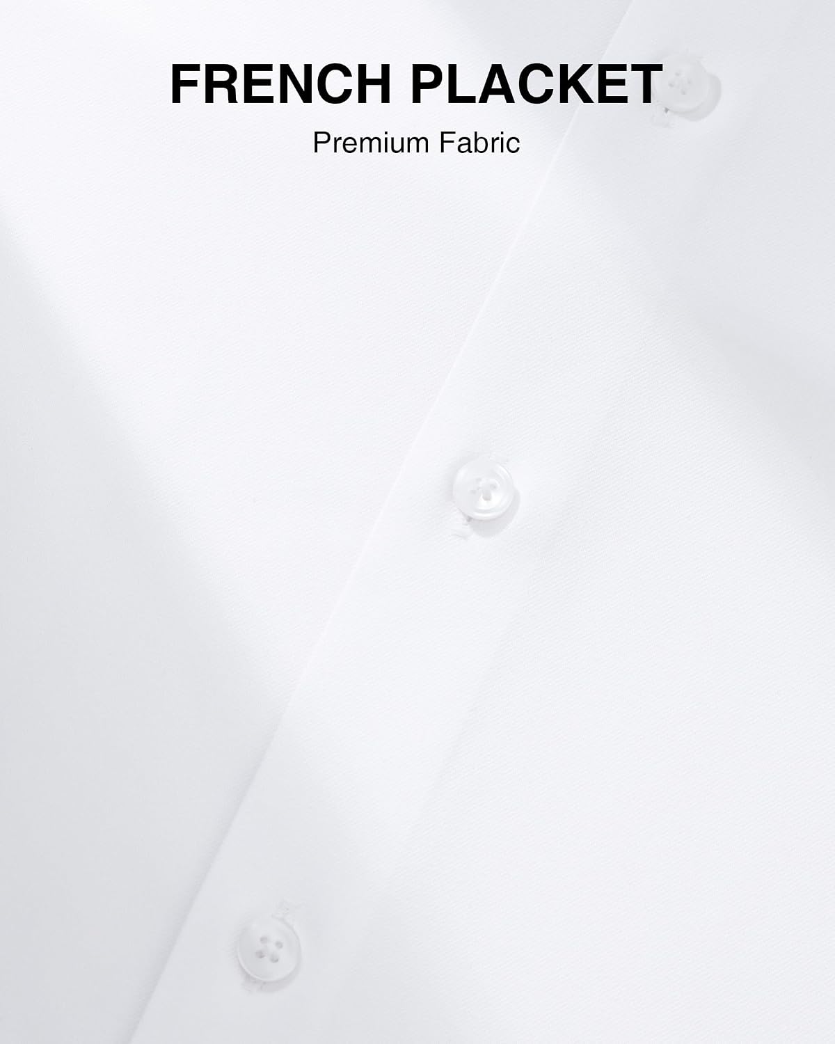 Alimens & Gentle Men's Premium Dress Shirts - Wool Modal Performance Wrinkle Free Button Down Shirt