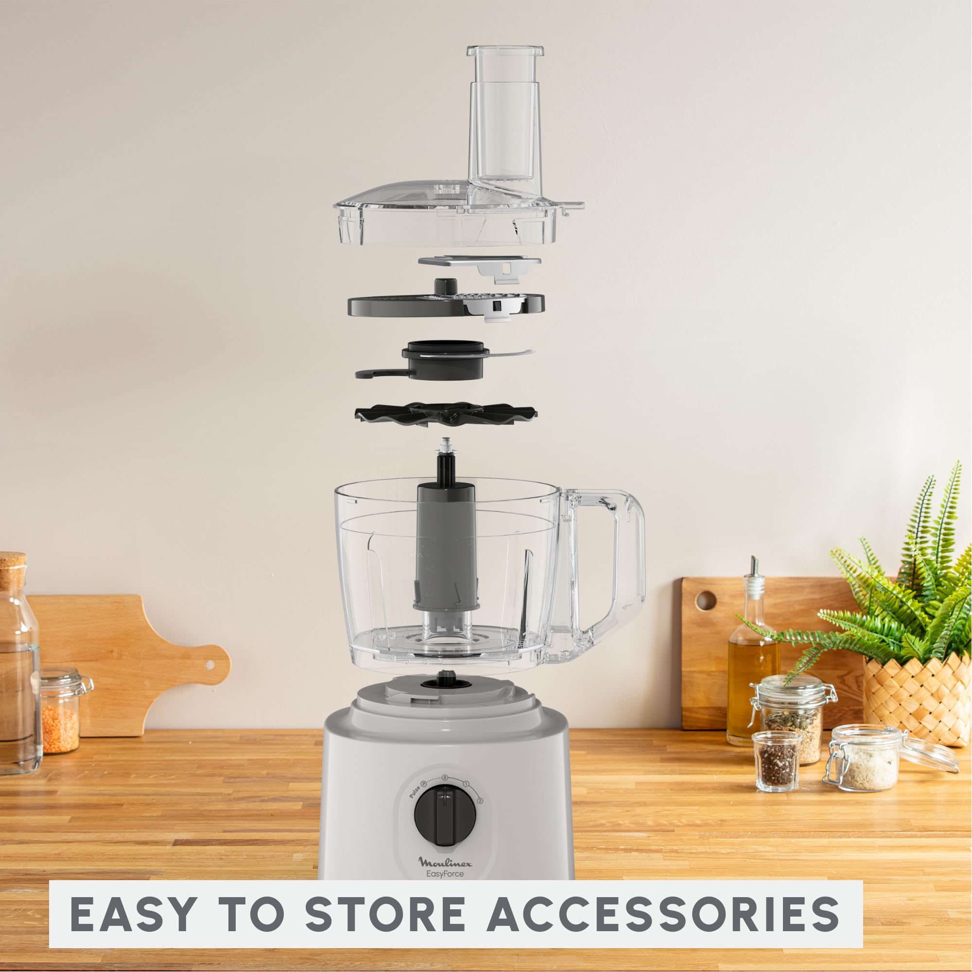 Moulinex Robot kuchenny 800 W Biały