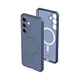 URBAN ARMOR GEAR UAG Designed for Samsung Galaxy S25 FE Case Dot - Magnetic Charging Compatible Rugged Military Grade MIL-STD Protective Cover, Cloud Blue
