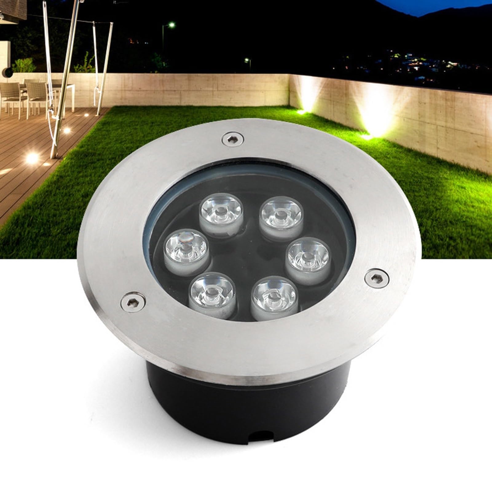 Projecteur à faisceau LED au sol et éclairage paysager étanche AC220V