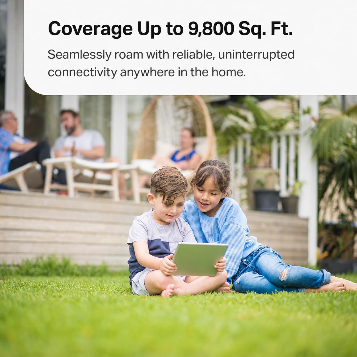 TP-Link Deco 7 Pro Mesh Bundle - 3X BE10000 Tri-Band Indoor Units + 1x BE5000 Dual-Band Outdoor Unit, Covers up to 9,800 sq. ft., 2.5G Wired Backhaul, PoE+, IP65 - BE63 (3-Pack) + BE25 Outdoor
