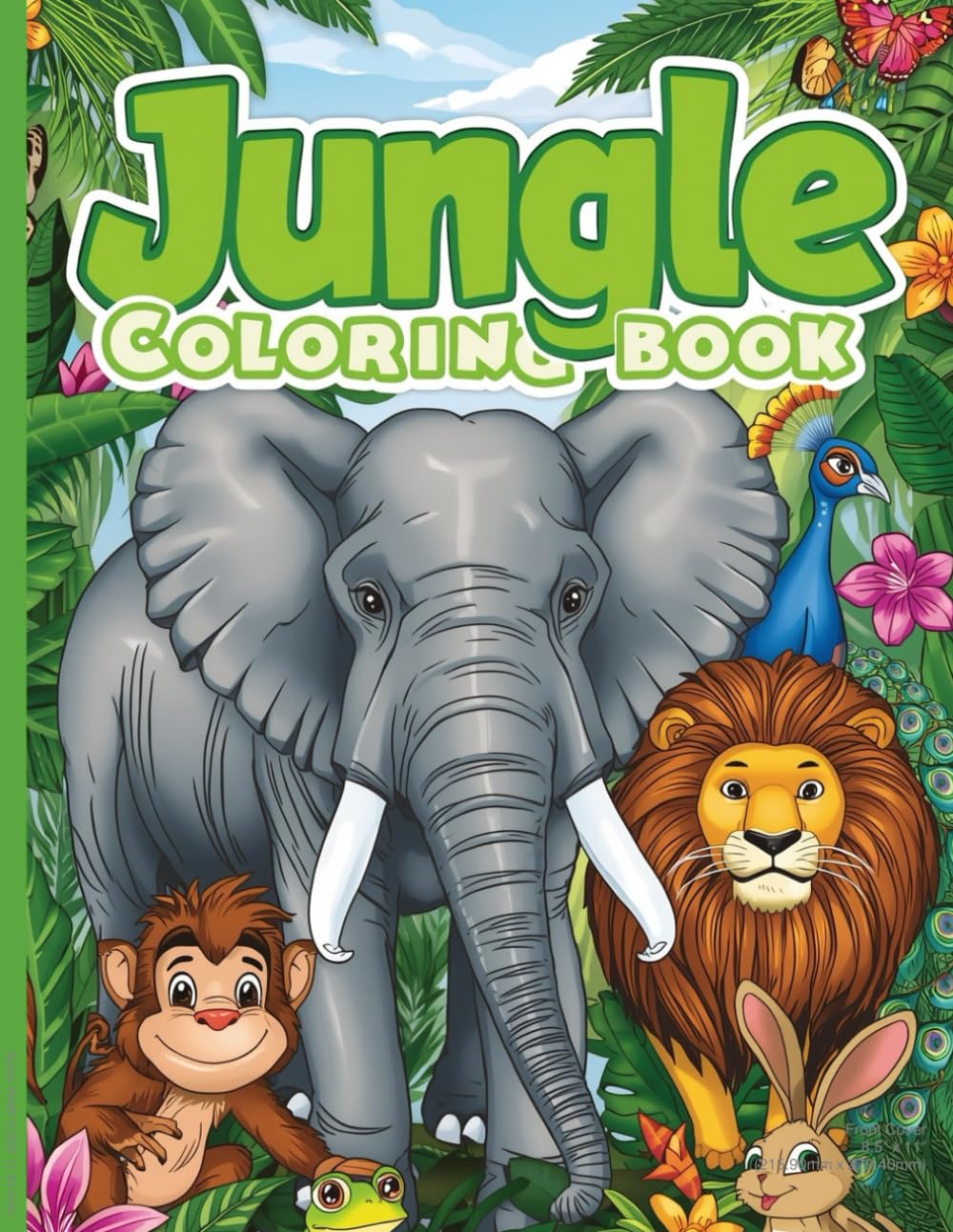 “Jungle Adventures: A Wild Animal Colouring Book”