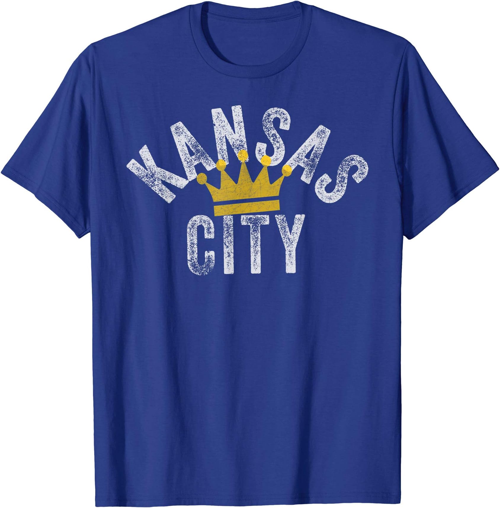 Kansas City FanaticKansas City | Kc Crown Town Local Modern Style KC Cool Blue T-Shirt